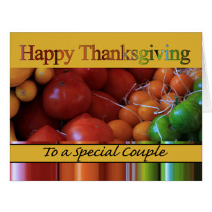 Special couple Thanksgiving Card