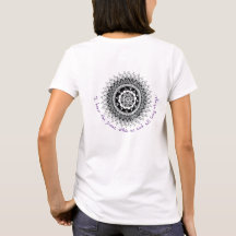 Special Crown Chakra Mandala T-shirt for women