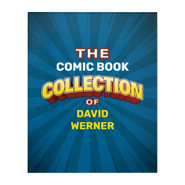 Special Custom Collector's Acrylic Print (Front)