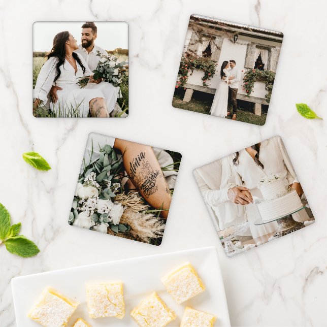 Special Custom Create Your Own Picture Coaster Set (In Situ)