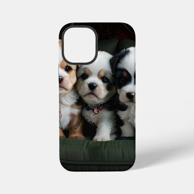 Special Cute Puppies 2 iPhone Case (Back)