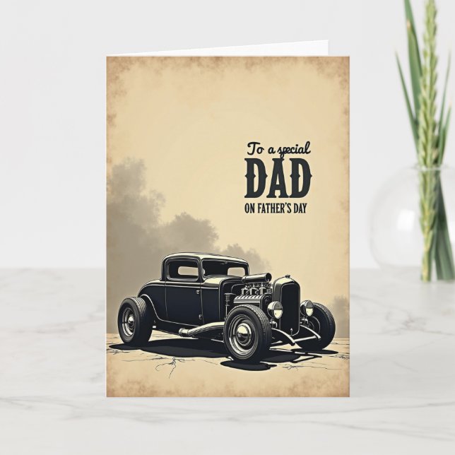 Special Dad Auto Art Card (Front)