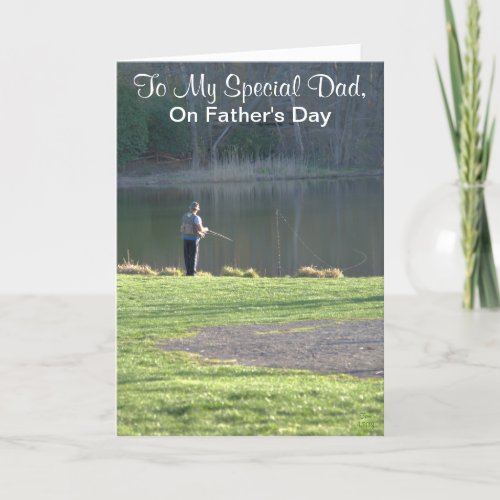 Special Dad Fathers Day Card