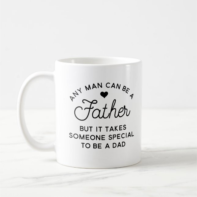 Special Dad Quote Design Coffee Mug (Left)