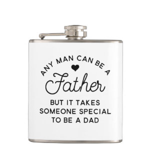 Special Dad Quote Design Flask