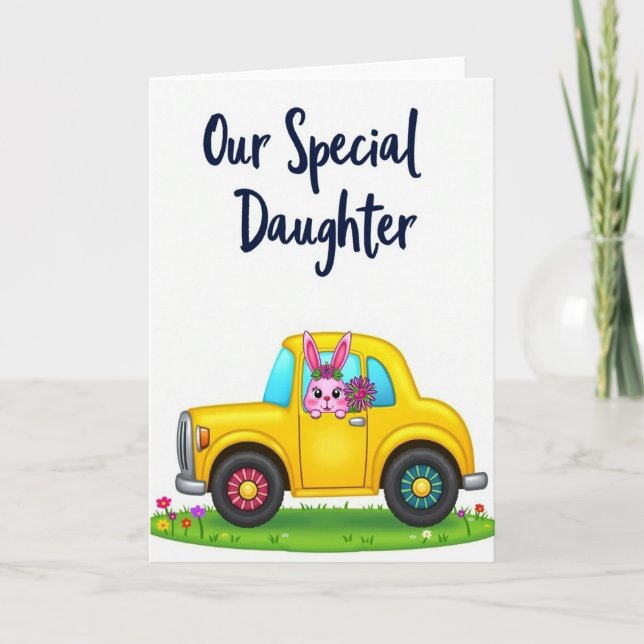 Special Daughter Auto Card (Front)
