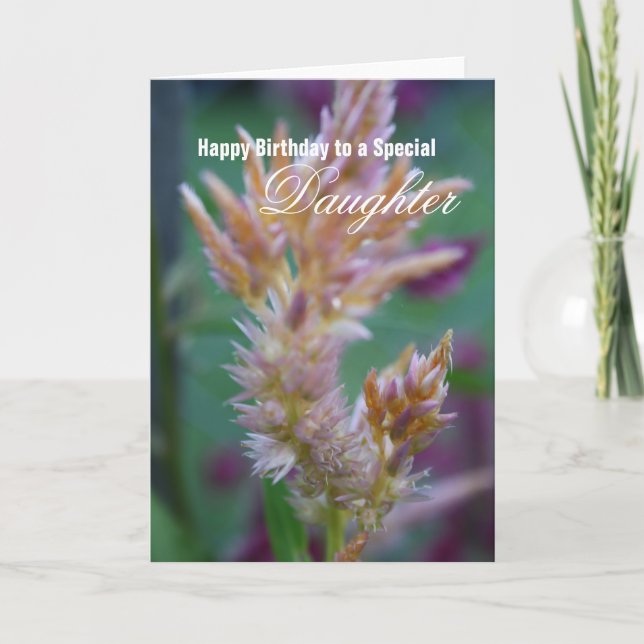 Special Daughter Birthday Card (Front)