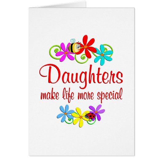 Special Daughter Cards (Front)