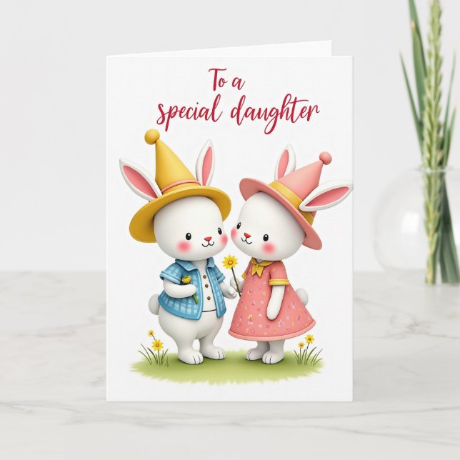 Special Daughter Flower Friend Card (Front)