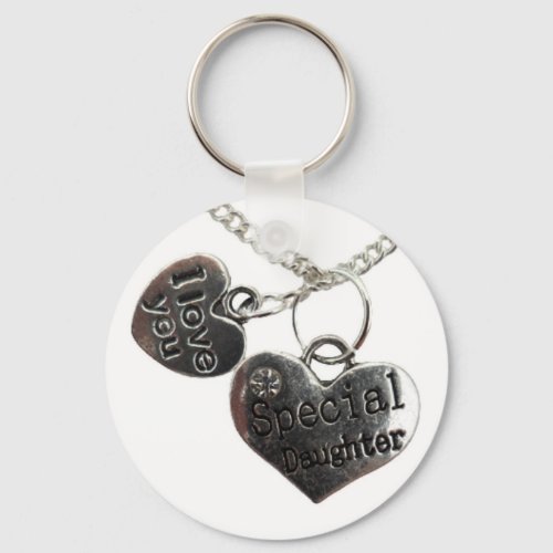 Special Daughter I Love You Keychain