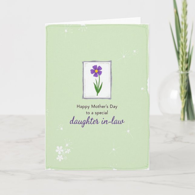 Special Daughter In Law Card (Front)