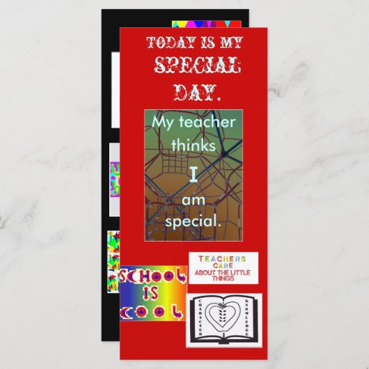 Special Day bookmarks BMSPD (Front/Back)