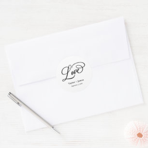 Special Day Editable Color Wedding Stickers