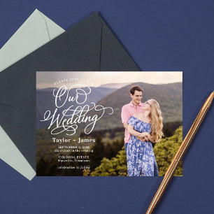 Special Day Elegant Photo Wedding Invitation