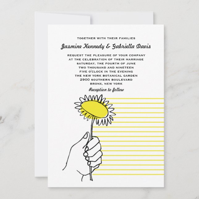 Special Day Gay Wedding Invitation (Front)