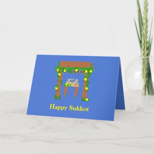 special day Happy Sukkot Holiday Card