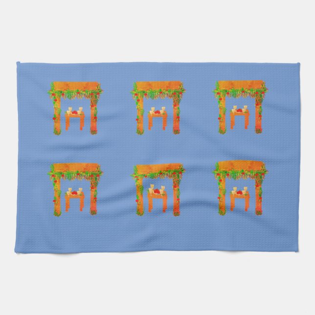 special day Happy Sukkot Kitchen Towel (Horizontal)