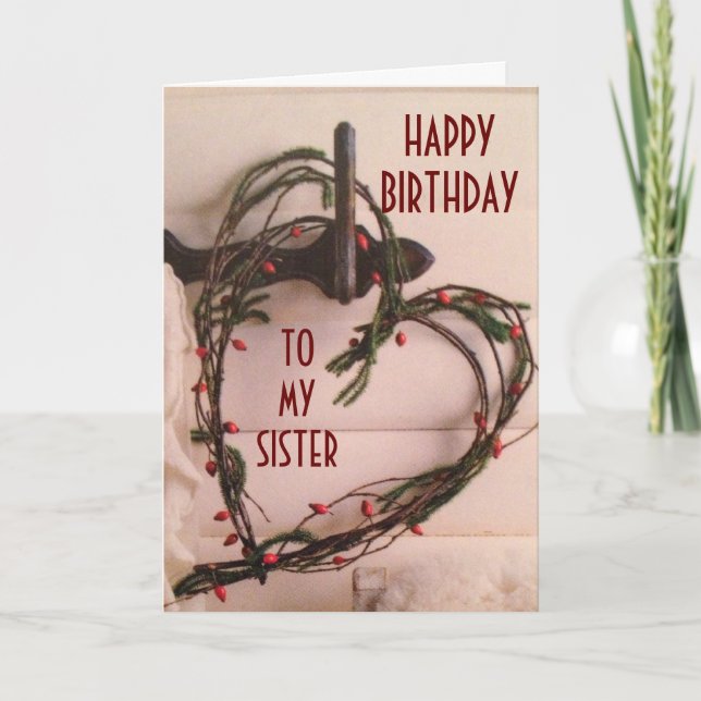 SPECIAL DAY LIKE YOU ON YOUR BIRTHDAY ***SISTER*** CARD (Front)