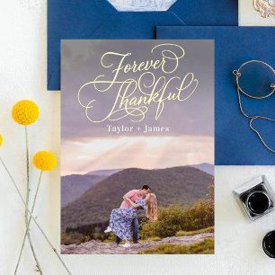 Special Day REAL FOIL Photo Thank You Card