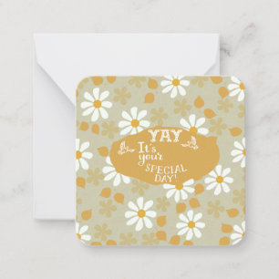 Special Day Wishes Note Card