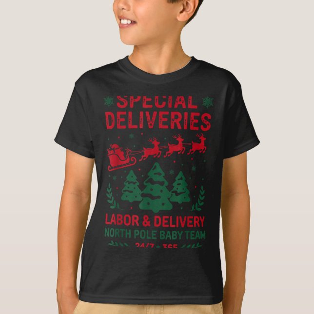 Special Deliveries Labor And Delivery Baby Nurse C T-Shirt (Front)