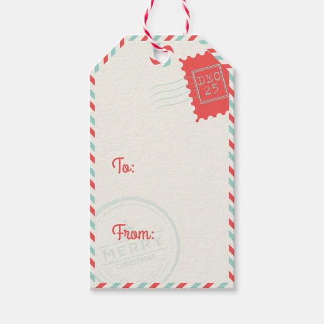 Special Delivery Christmas Gift Tags (Front)