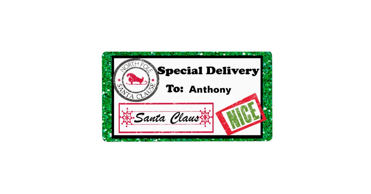 Free christmas parcel labels