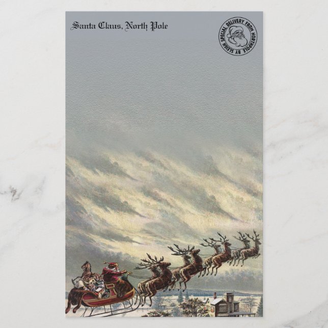 Special Delivery from North Pole by Sleigh (Front)