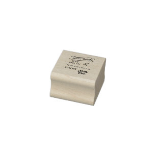 Special Delivery From North Pole Rubber Stamp