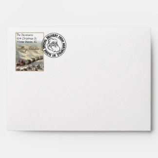 Special Delivery from Northpole by Sleigh Envelope