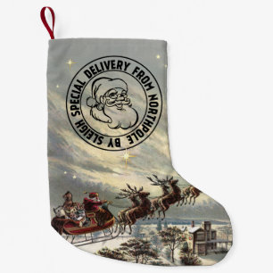 Special Delivery from NorthPole by Sleigh Stocking
