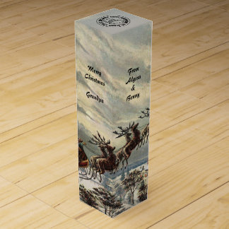 Special Delivery from Northpole by Sleigh Wine Gift Box