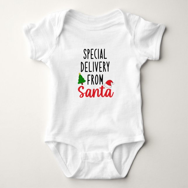 Special Delivery From Santa Baby Bodysuit (Front)