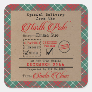 Special Delivery from Santa Christmas Gift Tags