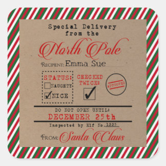 Special Delivery from Santa Christmas Gift Tags