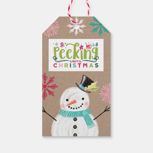 Special Delivery From Santa Claus   No Peeking Gift Tags