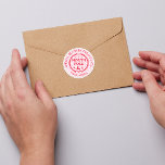 Special Delivery From Santa North Pole Holiday Classic Round Sticker<br><div class="desc">from Santa stickers custom north pole Christmas holiday</div>