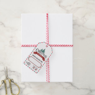 Special Delivery from Santa's North Pole Christmas Gift Tags