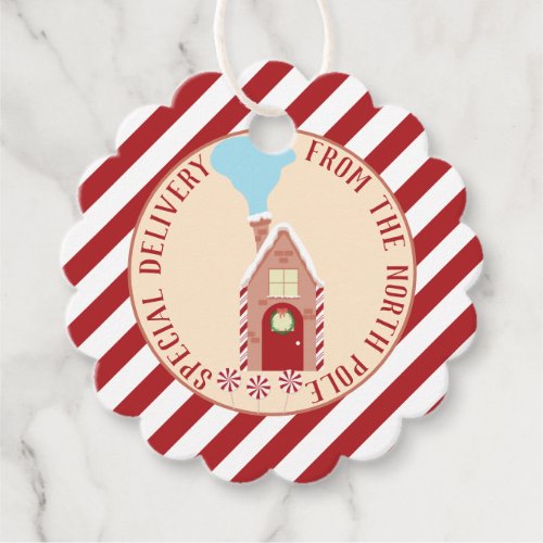 Special Delivery from the North Pole Favor Tags