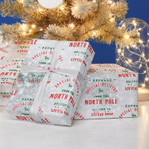 Special Delivery From The North Pole Snowy Icy
