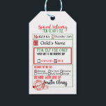 Special Delivery - Gift Tags from Santa - North<br><div class="desc">Add your custom wording to this design by using the "Edit this design template" boxes on the right hand side of the item, or click the blue "Customize it" button to arrange the text, change the fonts and colors and to also add additional information or images to this design. ****For...</div>