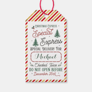 Special Delivery Gift Tags from Santa North Pole