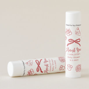 Special Delivery Hand Drawn Whimsical Baby Shower Lip Balm