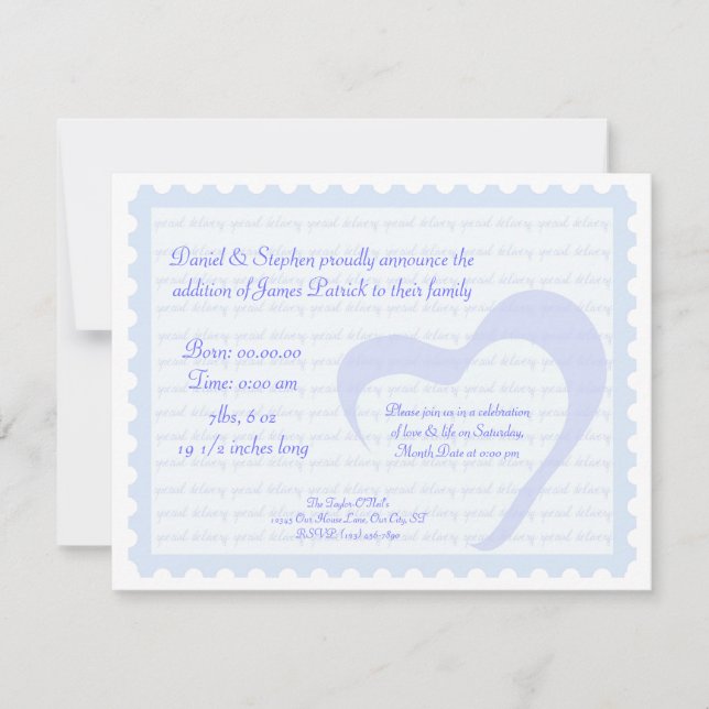 Special Delivery Invitation (Front)