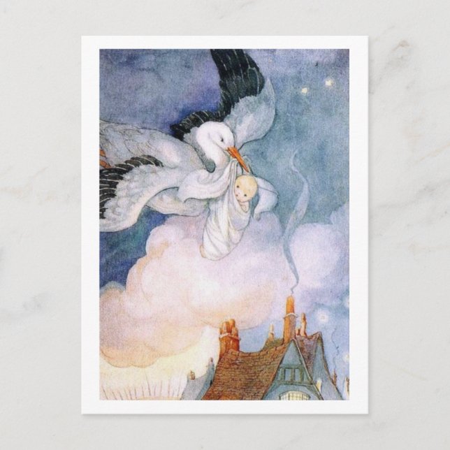 Special Delivery – New Baby Announcement Postcard (Front)