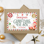 Special Delivery North Pole Christmas Eve Box Rectangular Sticker<br><div class="desc">Special Delivery North Pole Christmas Eve Box Rectangular Sticker.</div>
