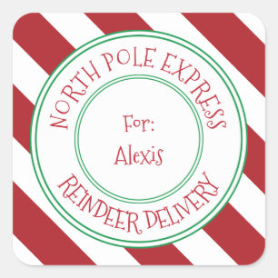 Special Delivery North Pole Christmas Gift Tag