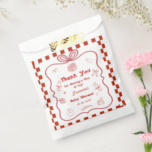 Special Delivery Pizza Baby Shower Party Favor Bag