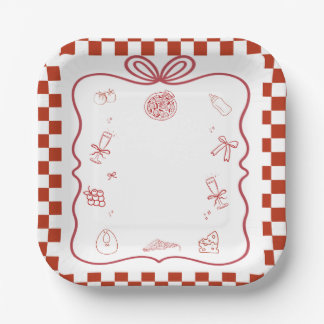 Special Delivery Pizza Baby Shower Party Paper Plates