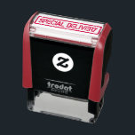 Special Delivery Self-inking Stamp<br><div class="desc">Rubber Stamp
Special Delivery
Christmas Theme
Customizable</div>